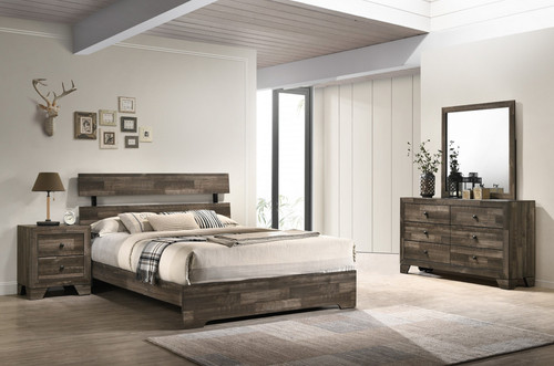 New modern rustic queen king - new,