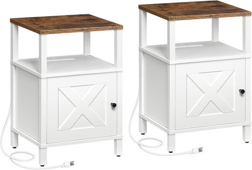 Set farmhouse nightstand - 2,